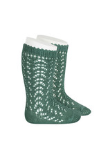 CONDOR Cedar Openwork Knee Socks