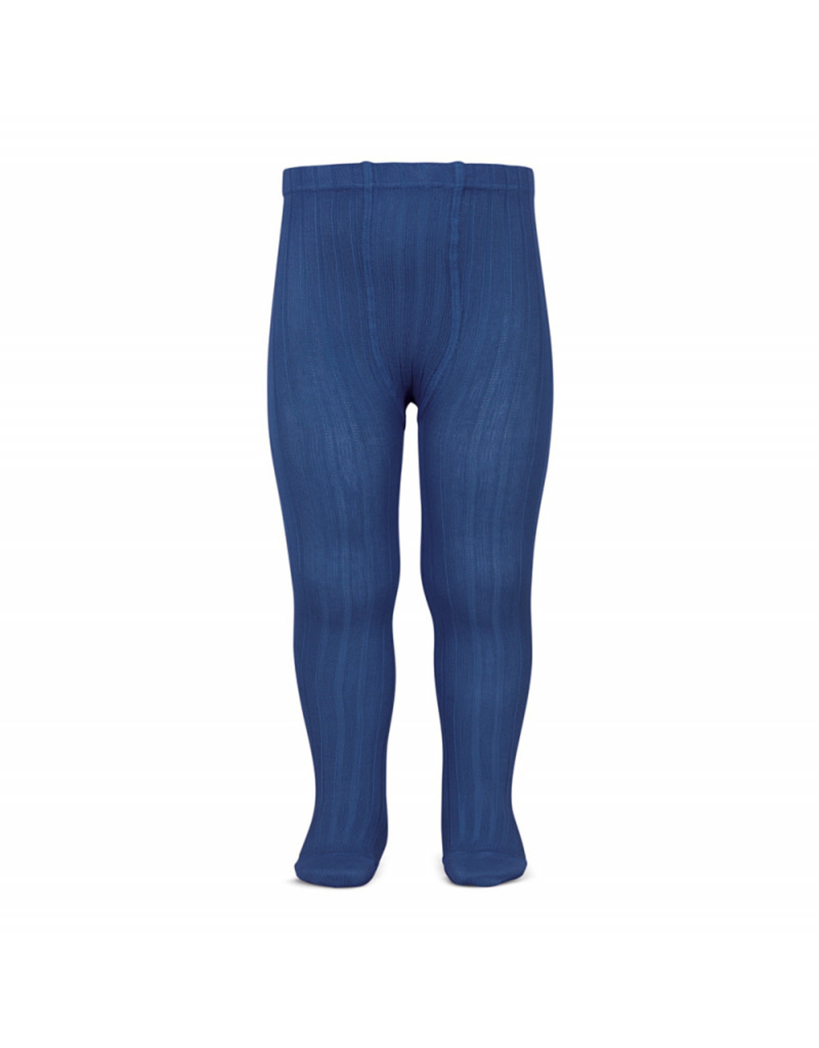 CONDOR Indigo Blue Ribbed Tights