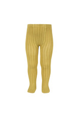 CONDOR Mustard Ribbed Tights