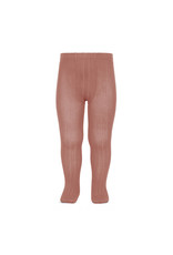 CONDOR Terracotta Ribbed Tights