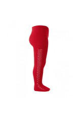 CONDOR Red Side Openwork Tights