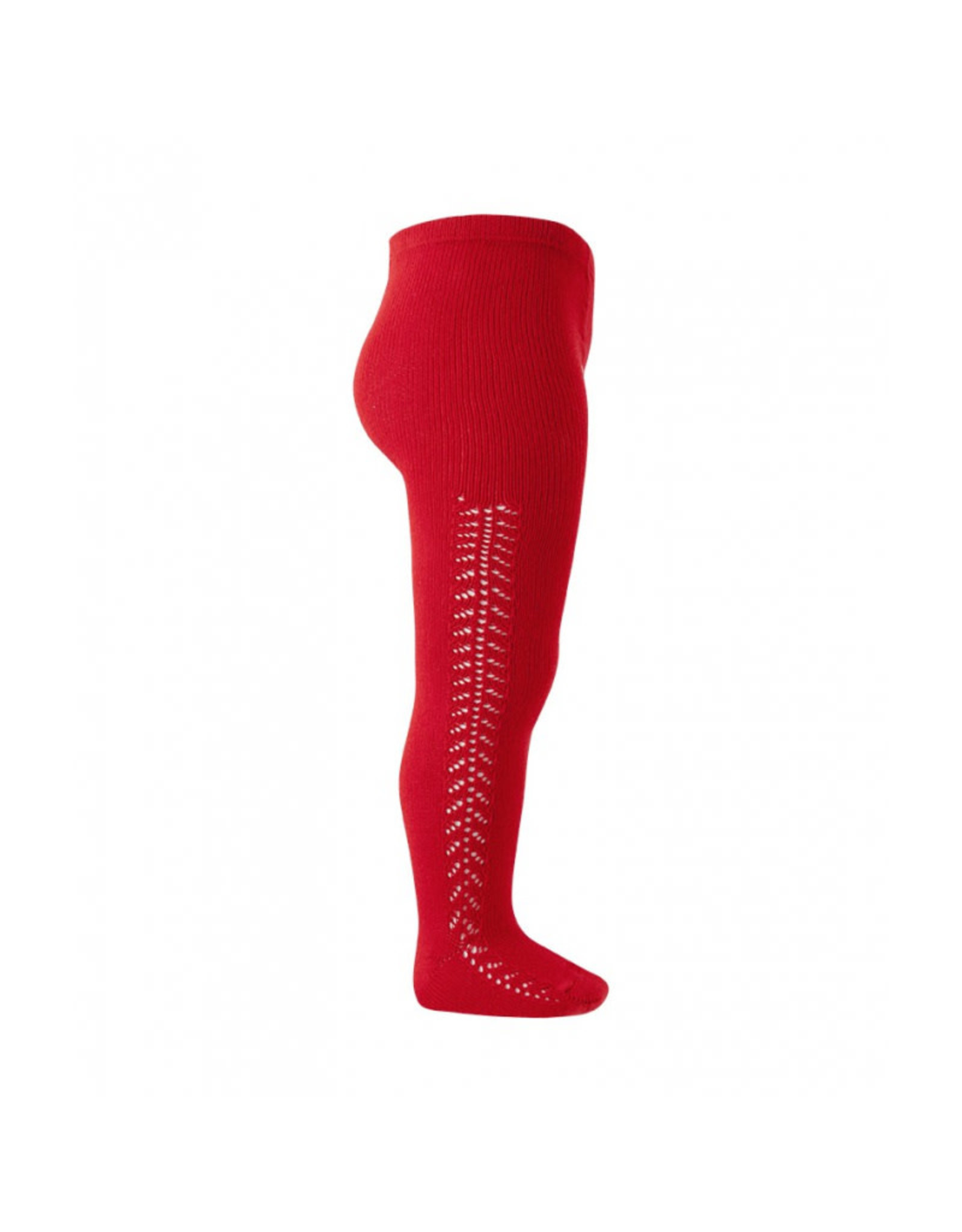 CONDOR Red Side Openwork Tights