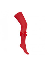 CONDOR Red Velvet Bow Tights