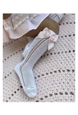 CONDOR Side Openwork Socks with Bow