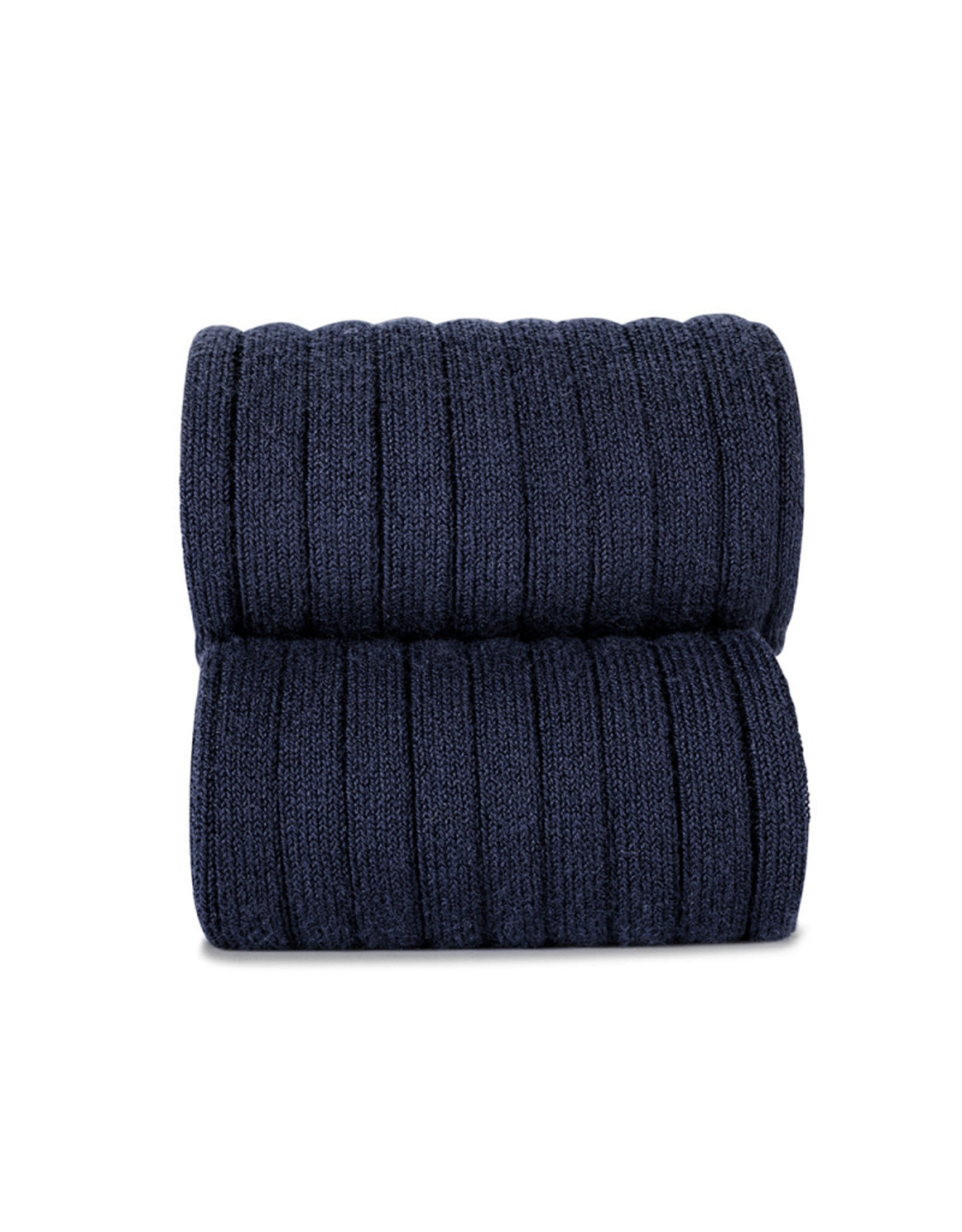 CONDOR Navy Blue Ribbed Knee Socks