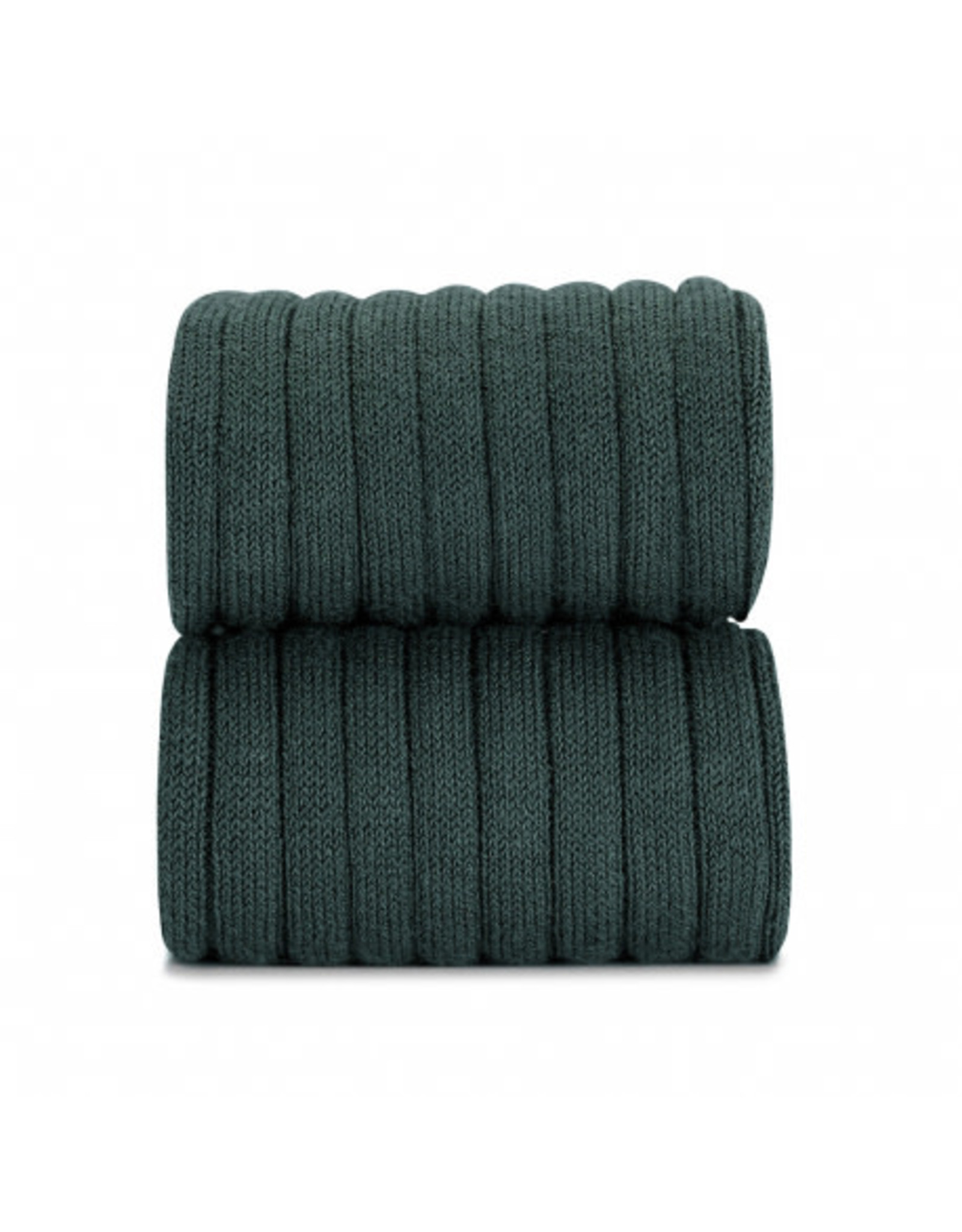 CONDOR Pine Green Ribbed Knee Socks