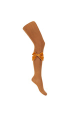 CONDOR Cinnamon Velvet Bow Tights