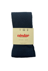 CONDOR Navy Blue Wool Patterned Tights