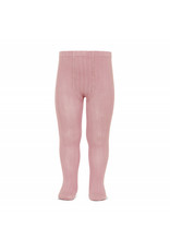 CONDOR Pale Pink Ribbed Tights