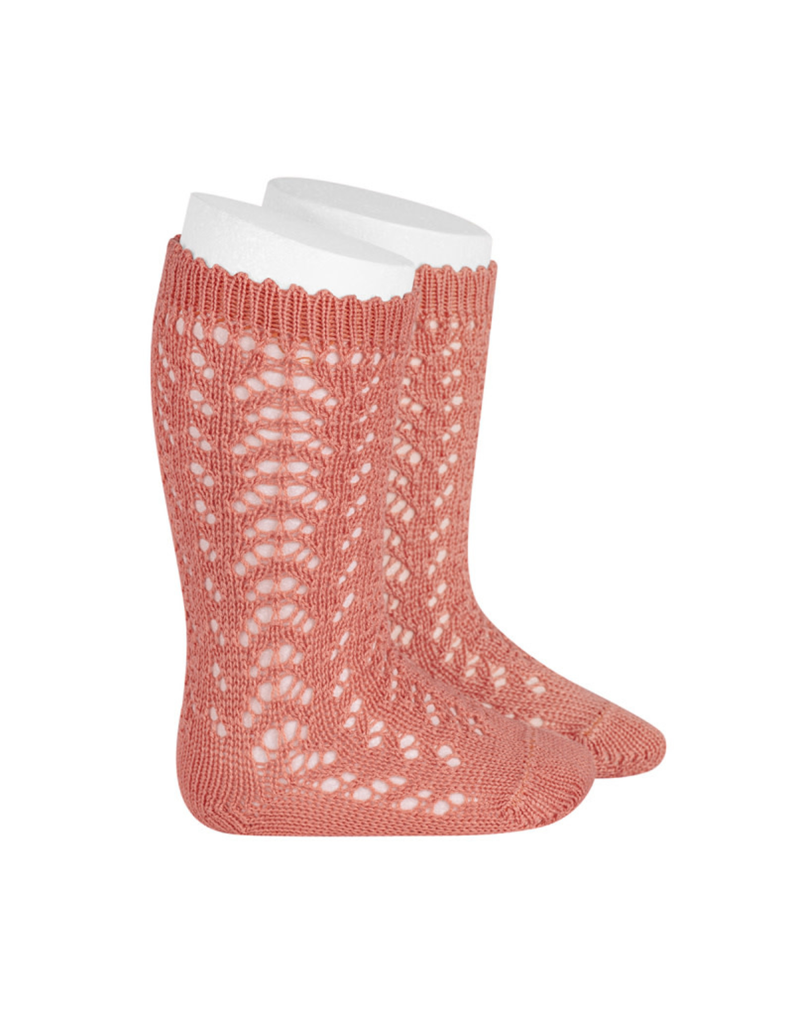 CONDOR Peony Openwork Knee Socks