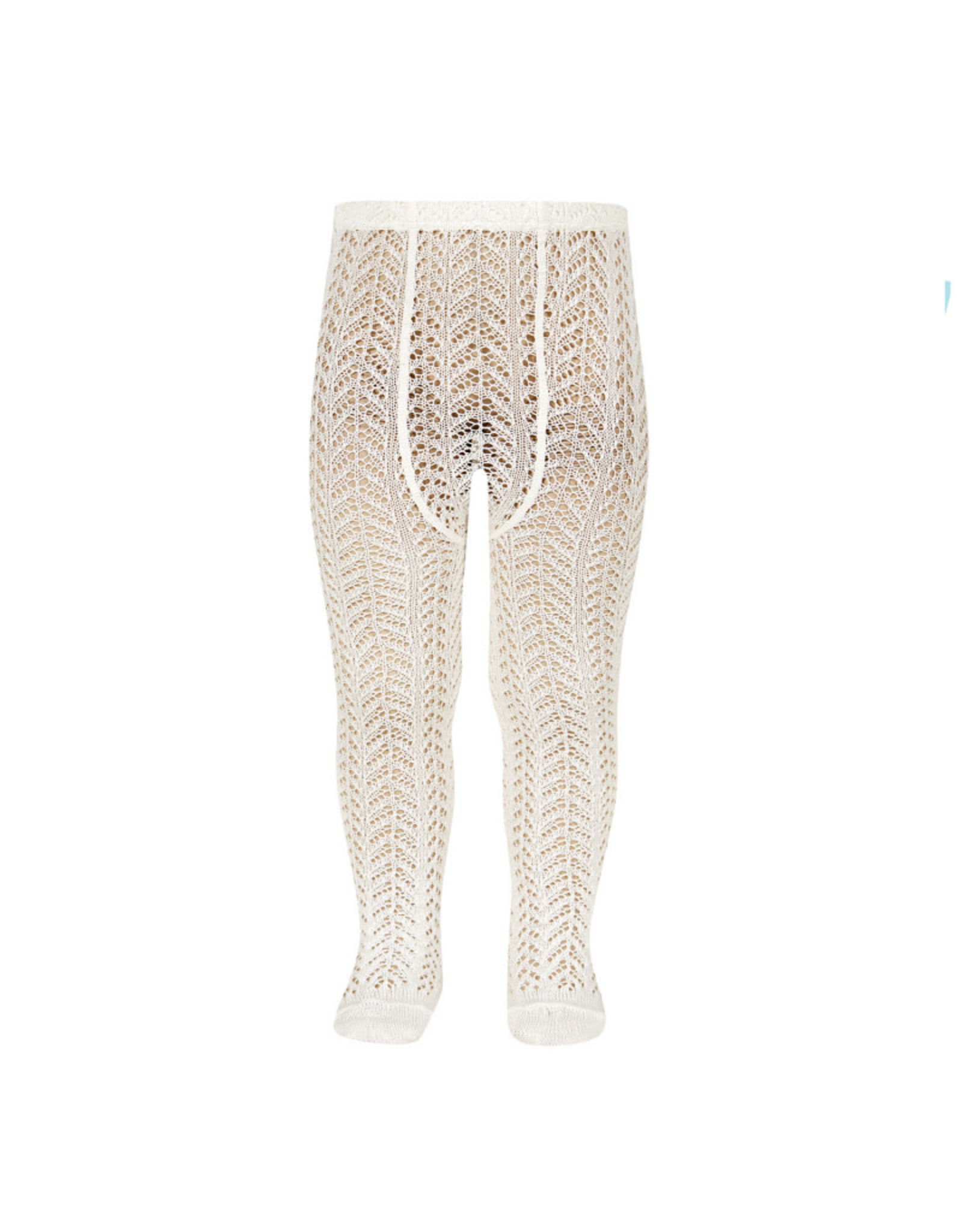 CONDOR Beige Perle Openwork Tights