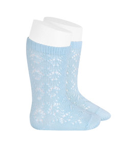 CONDOR Baby Blue Geometric Socks