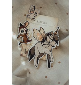 MRS MIGHETTO 3 Pack Patches - Flying Pony, Dear Kid & Bunny
