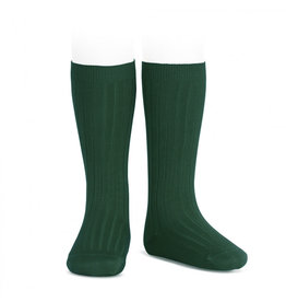 Cóndor  Bottle Green Ribbed Tights – Millie and John