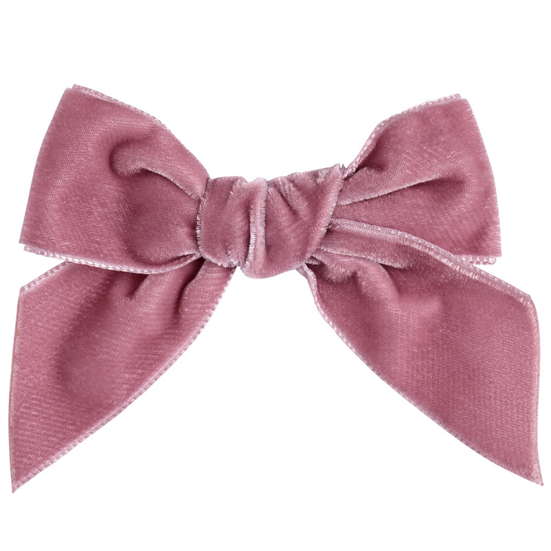 CONDOR Pale Pink Velvet Bows - Devoted Touch
