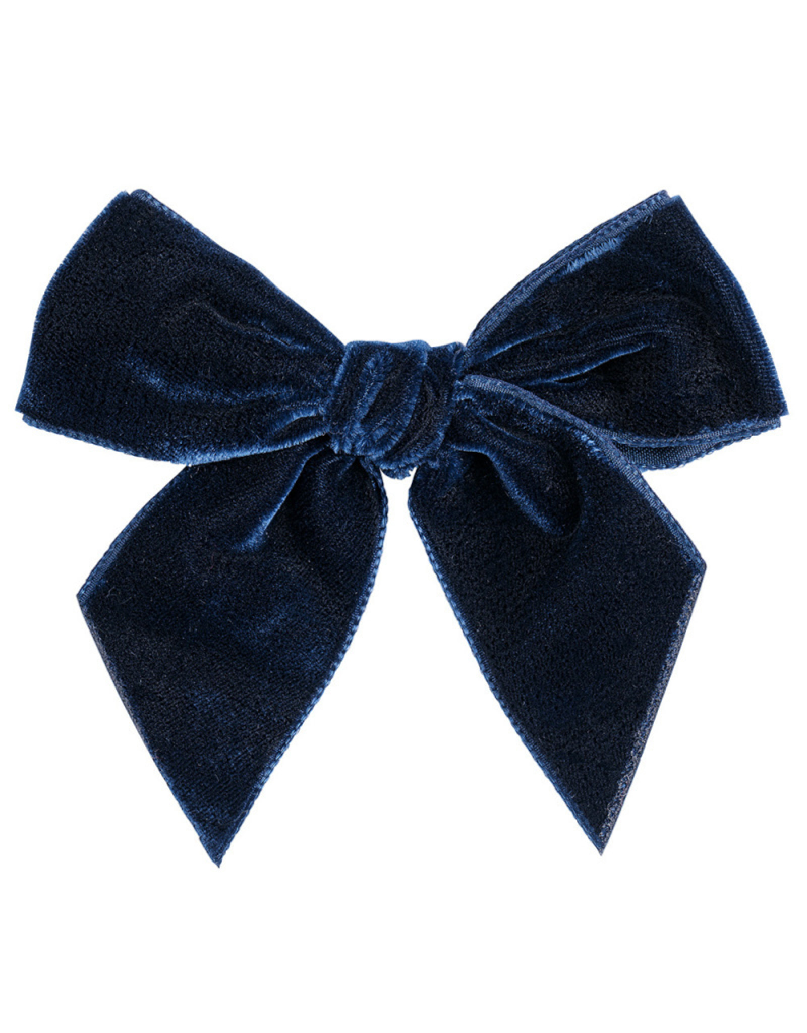 CONDOR Navy Velvet Hair Bow