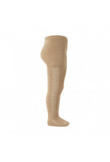 CONDOR Camel Side Openwork Tights