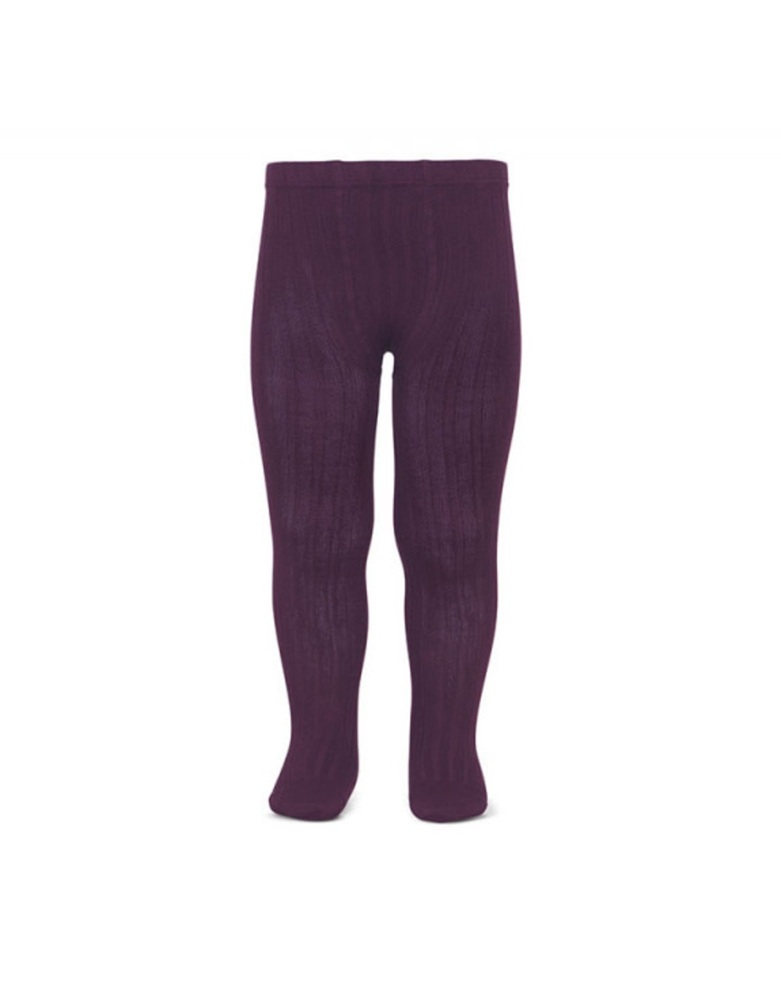 CONDOR Bordeaux Ribbed Tights