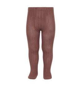 CONDOR Marsala Ribbed Tights