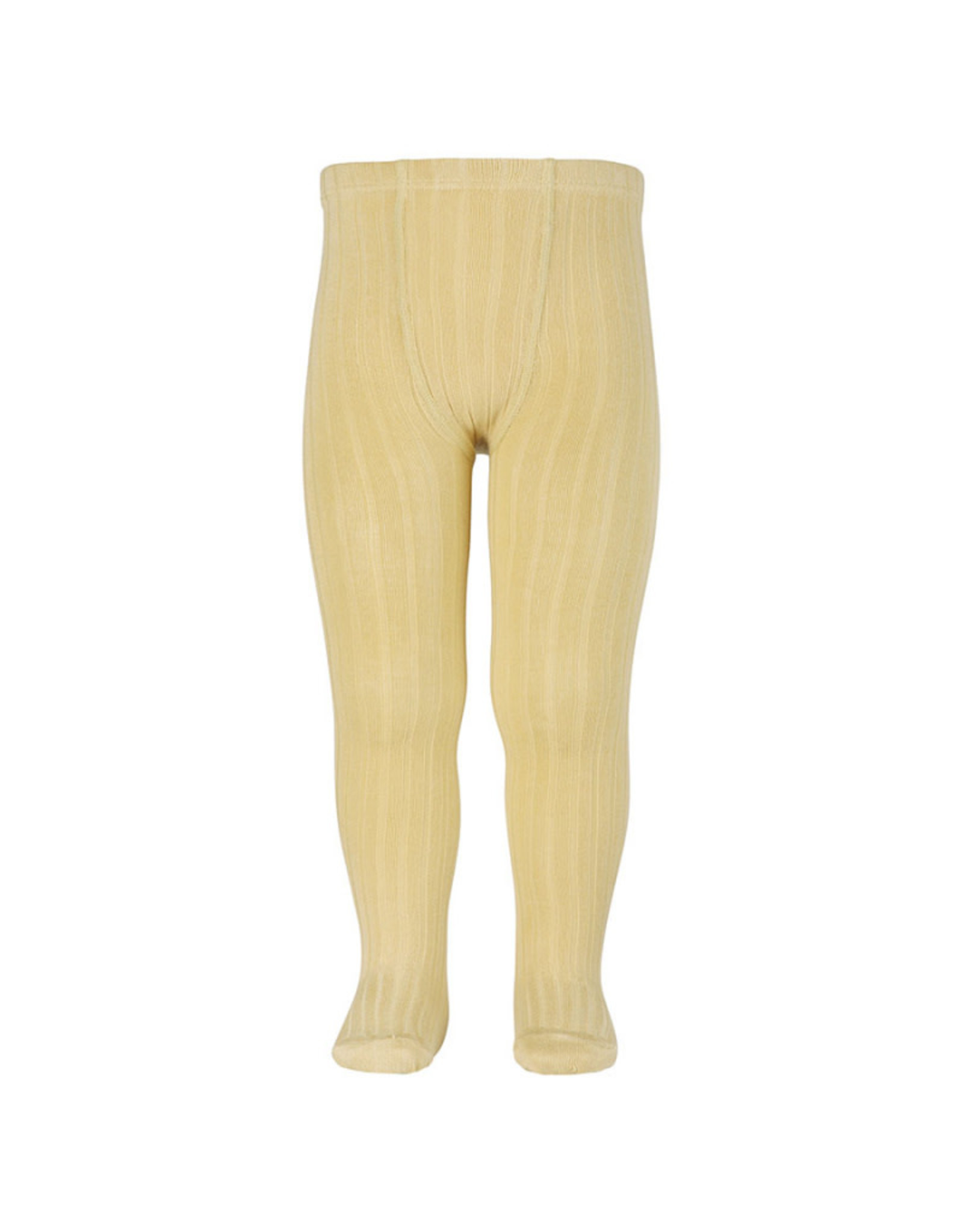 CONDOR Banana Ribbed Tights