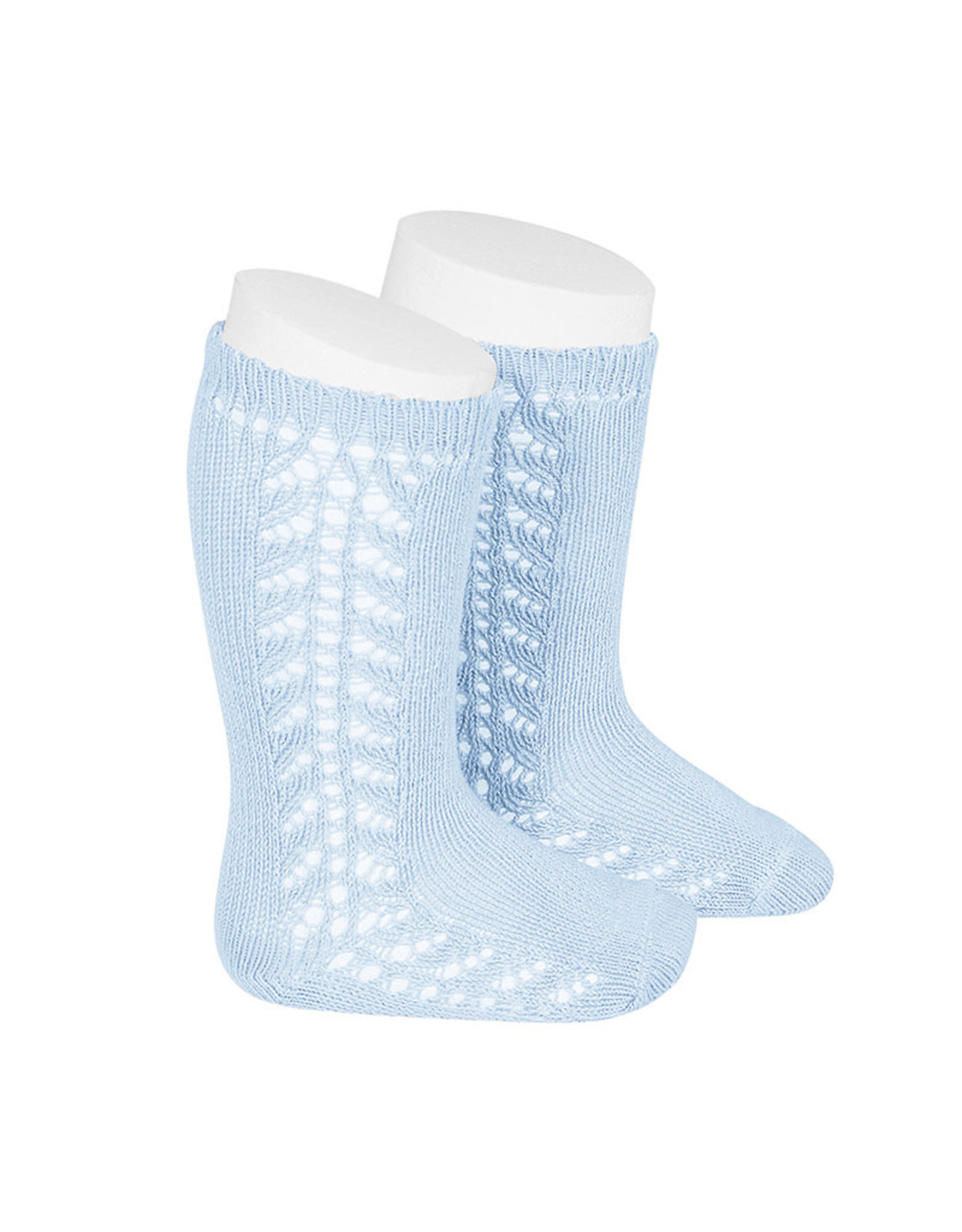 CONDOR Baby Blue Warm Side Openwork Socks