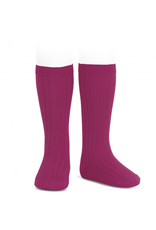 CONDOR Petunia Ribbed Knee Socks