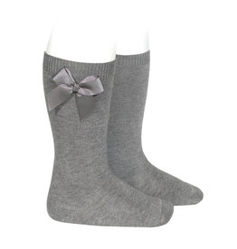 CONDOR Light Grey Bow Socks