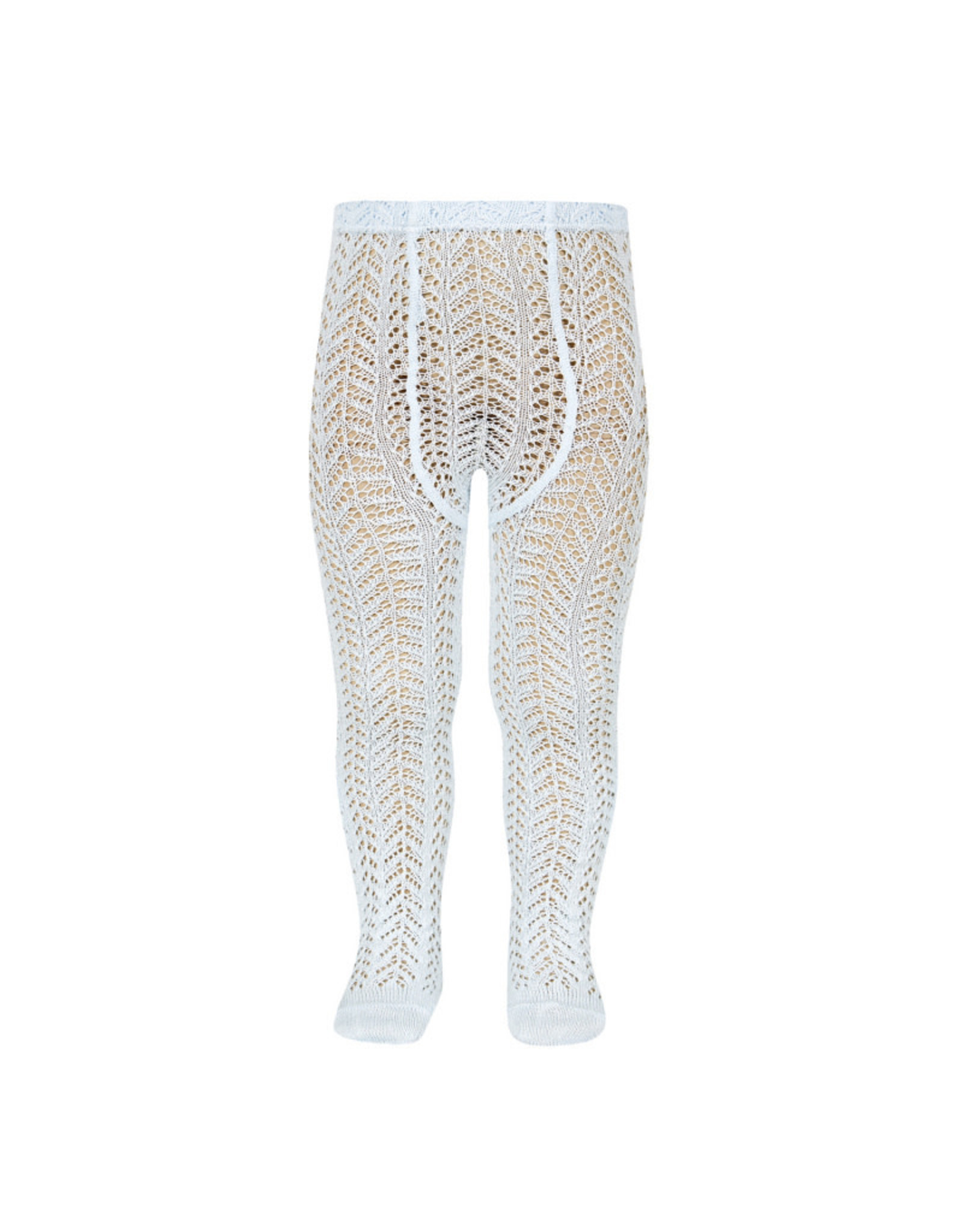 CONDOR Baby Blue Perle Openwork Tights