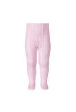 CONDOR Baby Pink Perle Openwork Tights