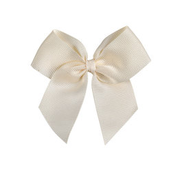 CONDOR Beige Grossgrain Hair Bow