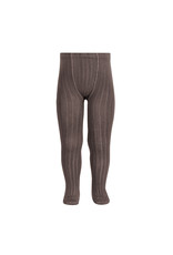 CONDOR Truffle Ribbed Tights