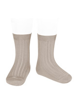 CONDOR Stone Ribbed Short Socks