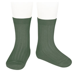 CONDOR Lichen Ribbed Short Socks