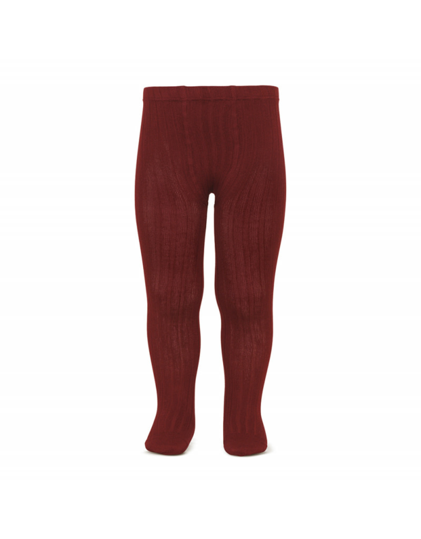 CONDOR Burgundy Ribbed Tights - Devoted Touch