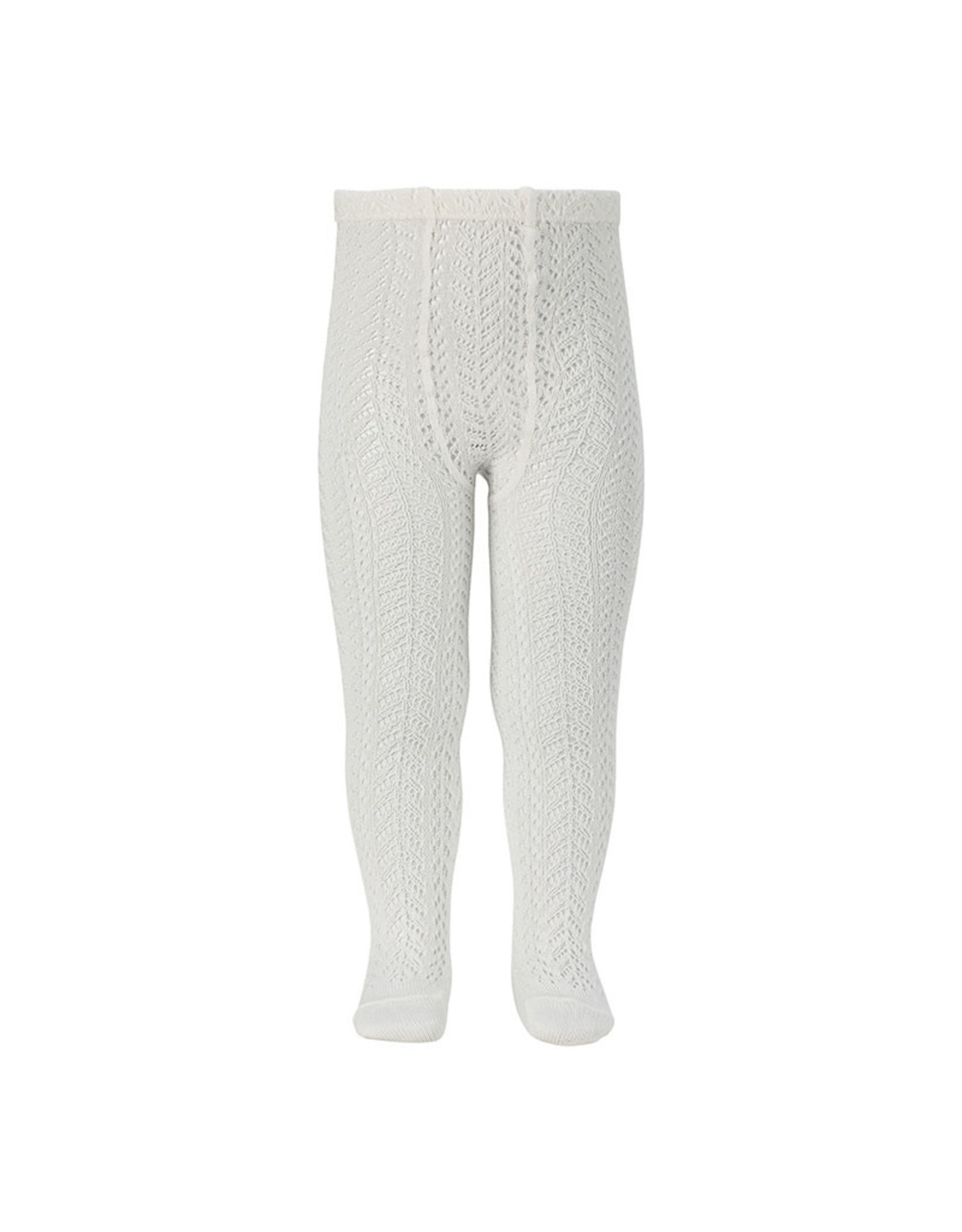 CONDOR Cream Perle Openwork Tights - Devoted Touch