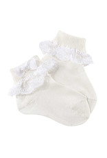 CONDOR Lace Short Socks with Folded Cuff