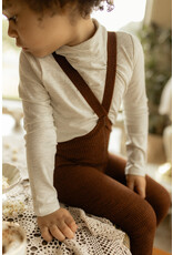 SILLY SILAS Spicy Chai Footed Tights with Braces