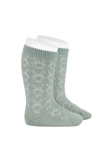 CONDOR Sea Mist Geometric Socks