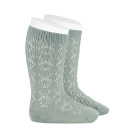 CONDOR Sea Mist Geometric Socks