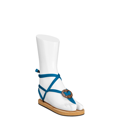 Coco Laces Petrol Blue