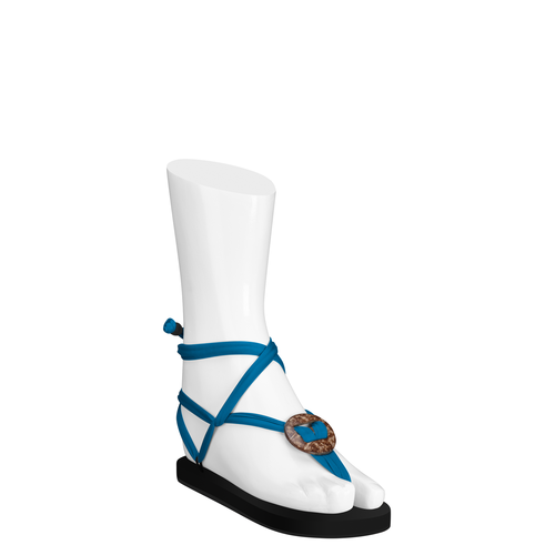 Coco Laces Petrol Blue