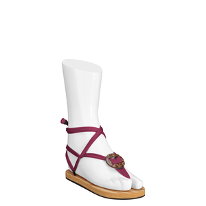 Coco Bänder bordeauxrot