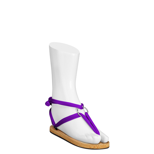 Classic Bänder mit Silberring violett