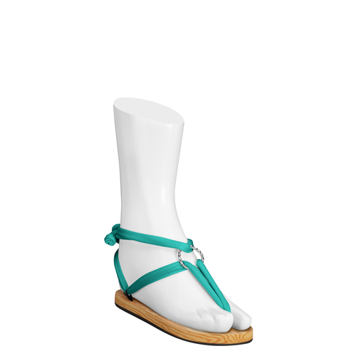 Classic Bänder mit Silberring aqua