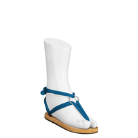 Classic Linten Petrol met Zilveren Ringen Classic Linten Petrol met Zilveren Ringen