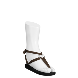 Classic Bänder mit Silberring braun