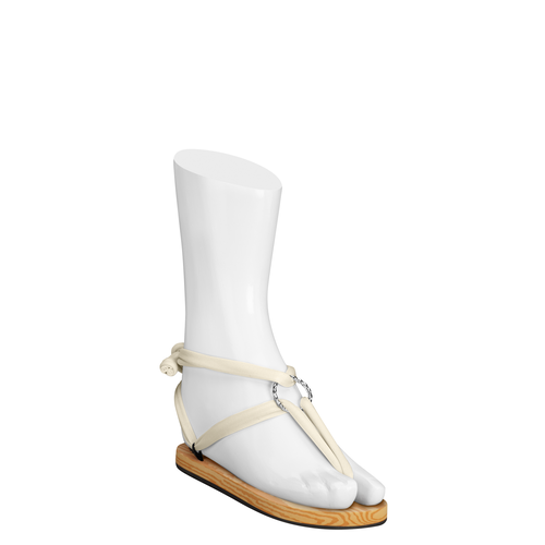 Classic Bänder mit Silberring beige