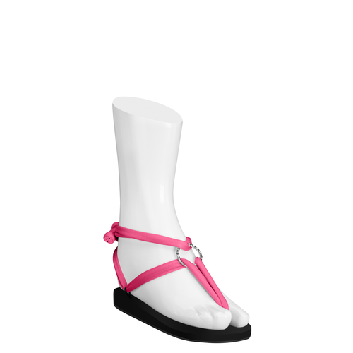 Classic Bänder mit Silberring rosa