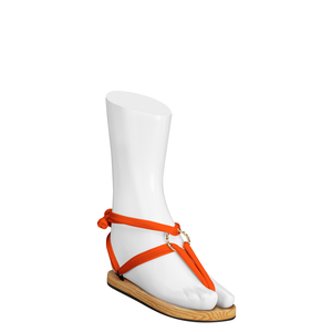 Classic Bänder mit Goldring mandarin