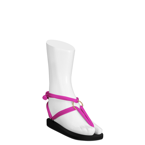 Classic Bänder mit Goldring pink